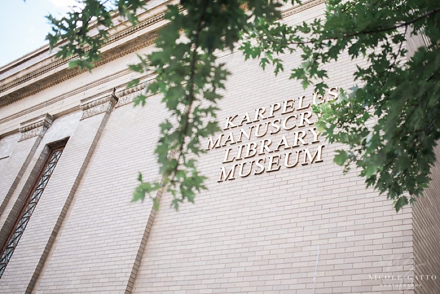 karpeles manuscript library museum wedding