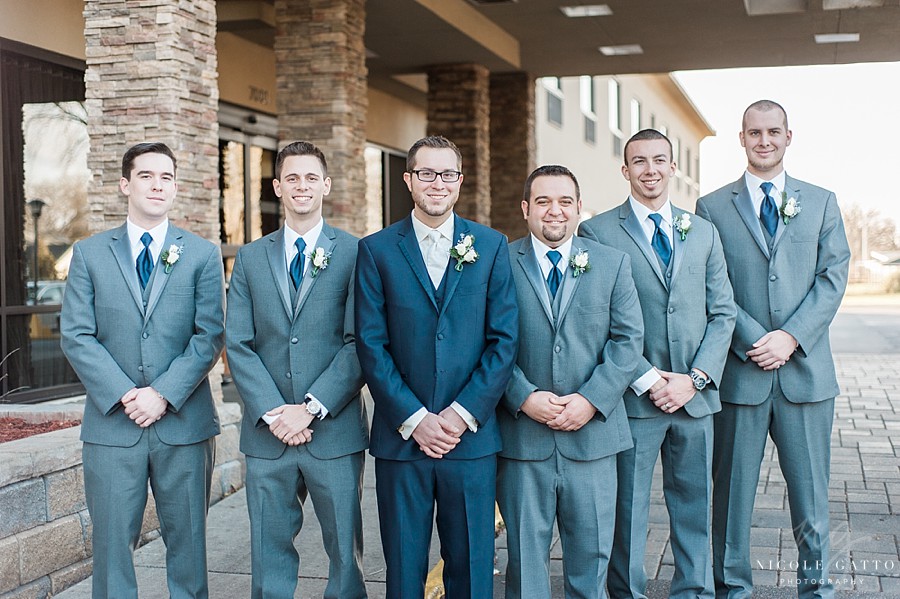 Groomsmen infant of the Sheraton at the Falls