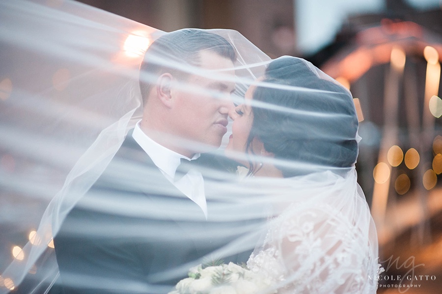 Pearl Street Wedding photo of bride and groom