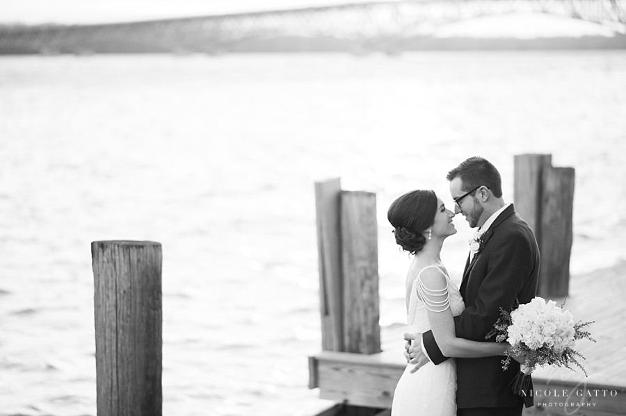 bride and groom smiling at each other in wedding photography buffalo ny 