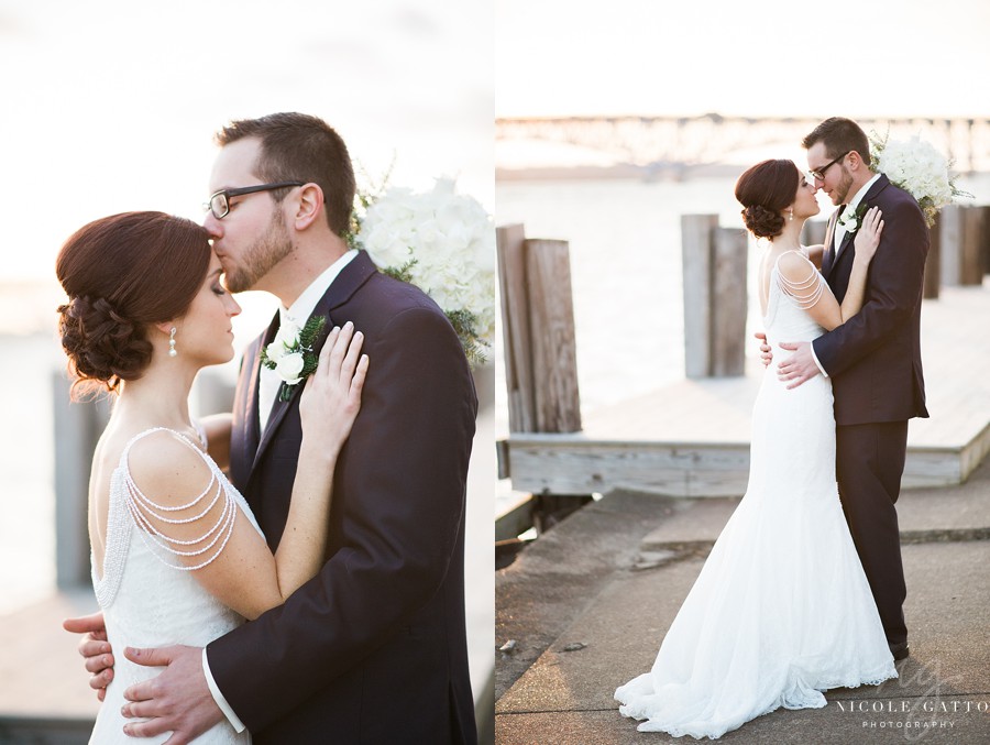 groom kissing brides forehead in wedding photography buffalo ny