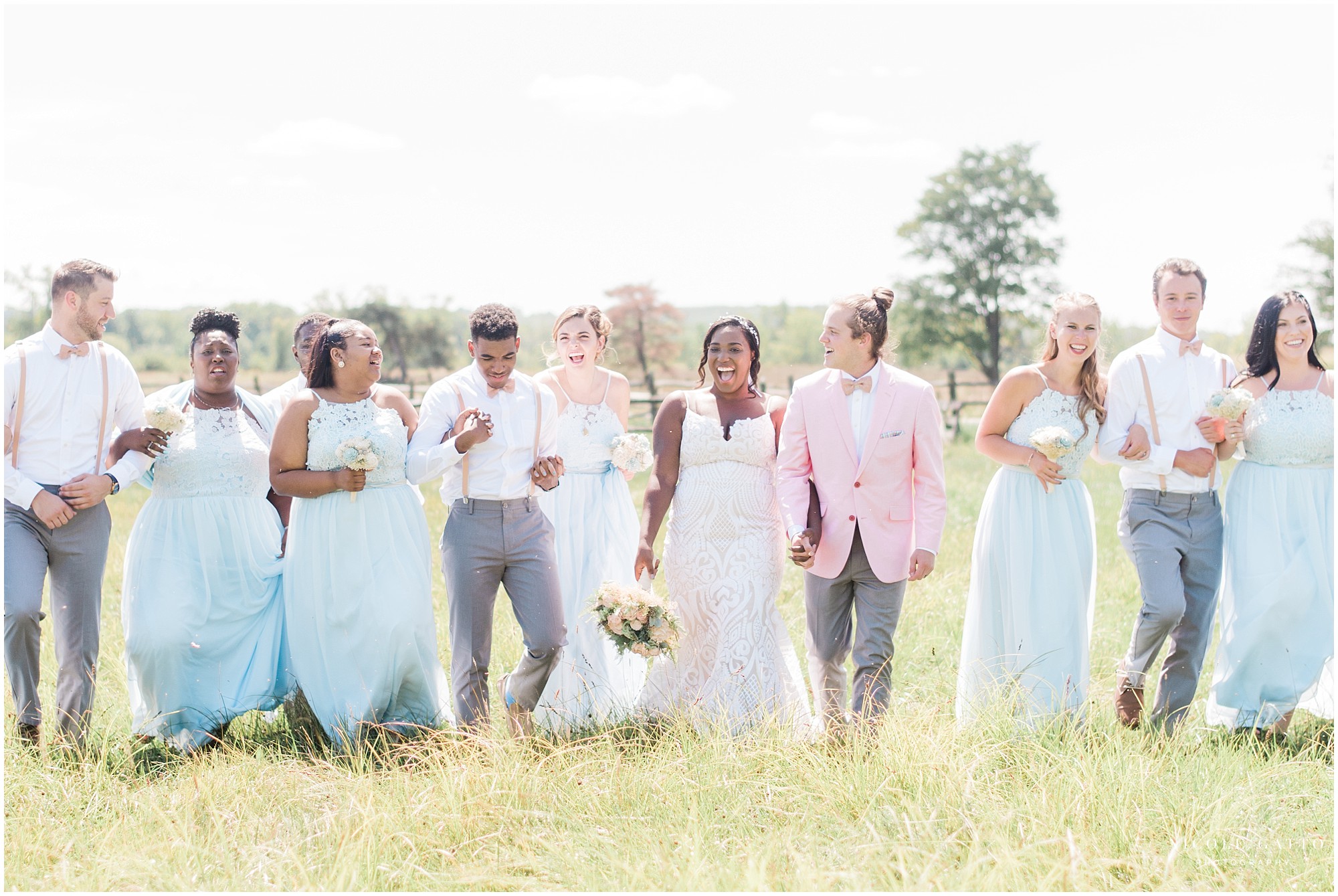 Bridal Party at Knox Farms