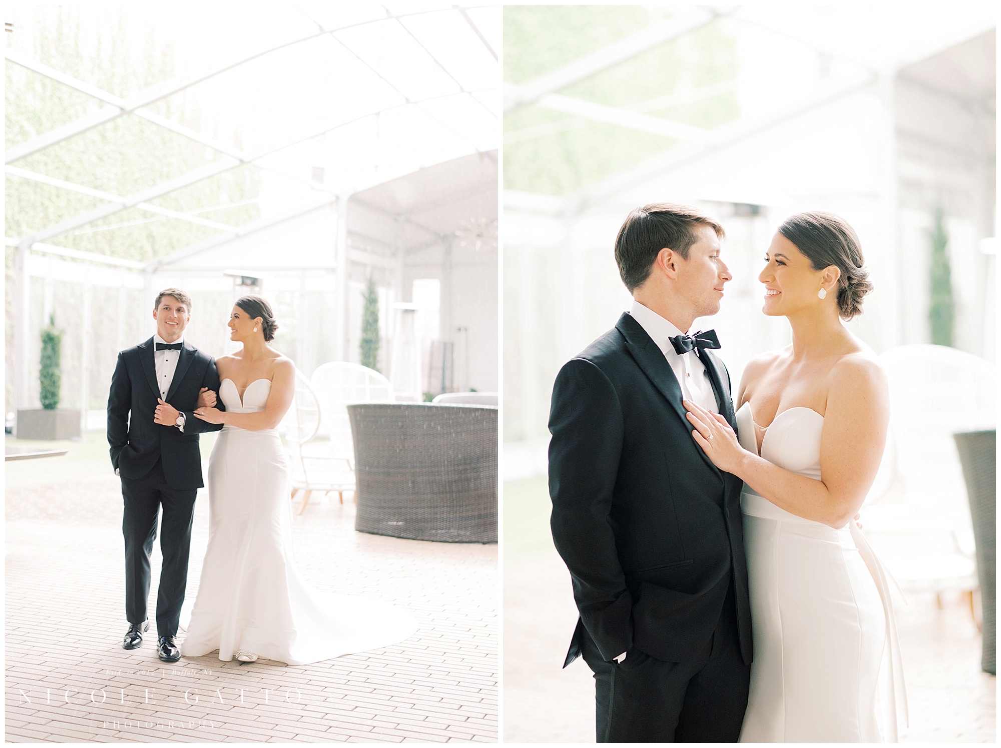 first look of bride and groom Wedding_at_the_westin_Buffalo