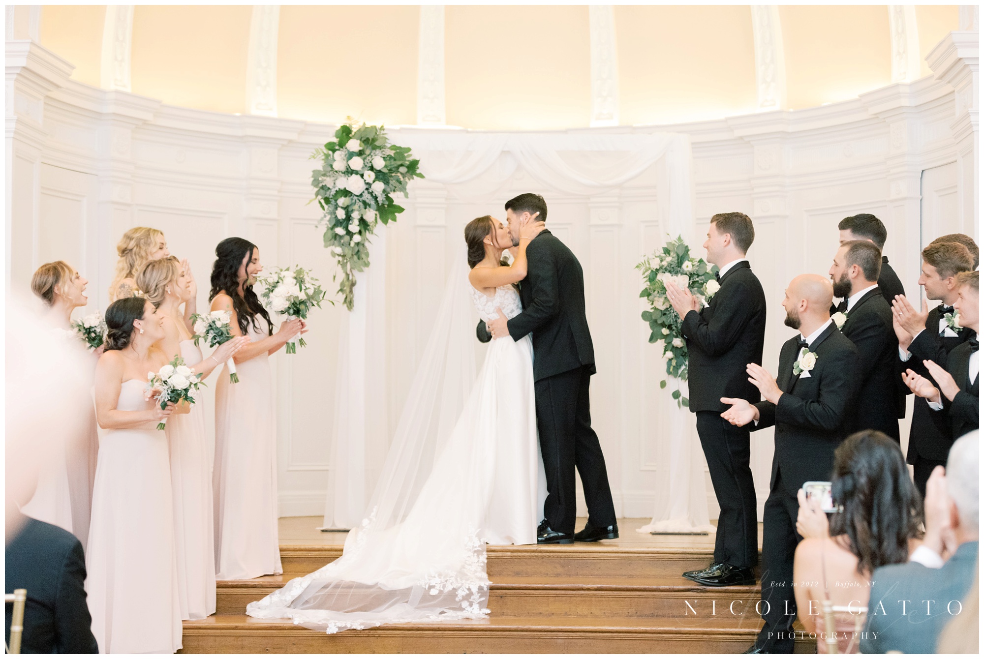 marquis ballroom at hotel lafayette wedding